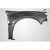 2008-2014 Subaru Impreza WRX STI 2011-2014 Impreza WRX VRS 8MM Front Fenders - 2 Piece - image 2