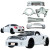 FRP MCRA v1-Open Wide Body Kit 8pc > Toyota MRS MR2 Spyder 2000-2005 - image 1