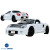 FRP MCRA v1-Louver Wide Body Kit 8pc > Toyota MRS MR2 Spyder 2000-2005 - image 2