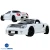 FRP MCRA v1-Louver Wide Body Kit 8pc > Toyota MRS MR2 Spyder 2000-2005 - image 2