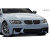 2007-2010 BMW 3 Series E92 2dr E93 Convertible Couture Polyurethane 1M Look Front Bumper - 1 Piece - image 2