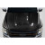 2017-2022 Ford Super Duty F250 F350 F450 GT500 V2 Look Hood - 1 Piece - image 1