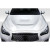 2014-2023 Infiniti Q50 GTS Look Hood - 1 Piece - image 1
