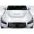 2014-2023 Infiniti Q50 GTS Look Hood - 1 Piece - image 1
