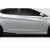 2011-2013 Hyundai Elantra Duraflex SQR Side Skirts -2 Piece - image 1
