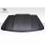 2014-2015 Chevrolet Silverado Duraflex 2" Cowl Hood 1 Piece