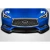 2017-2022 Infiniti Q60 AP Front Lip Spoiler Air Dam - 1 Piece - image 3