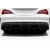 2014-2016 Mercedes CLA Class Burnout Rear Diffuser - 1 Piece - image 4