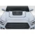 2016-2023 Toyota Tacoma Street Runner Air Hood Scoop - 1 Piece - image 1