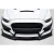 2015-2017 Ford Mustang GT500 Look Front Lip Spoiler Air Dam - 1 Piece ( For GT500 Look Front Bumper ) - image 1