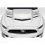 2015-2017 Ford Mustang Interceptor Hood - 1 Piece - image 1