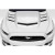 2015-2017 Ford Mustang Interceptor Hood - 1 Piece - image 1