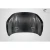 2016-2021 Honda Civic Broman Carbon Fiber Hood - image 5