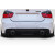 2006-2011 BMW 3 Series E90 E91 M Performance Look Rear Diffuser - 1 Piece - image 1