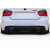 2006-2011 BMW 3 Series E90 E91 Duraflex M Performance Look Rear Diffuser - 1 Piece - image 1