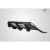 2009-2011 Nissan GT-R R35 Malve Rear Diffuser - 1 Piece (S) - image 3