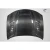 2015-2023 Dodge Charger Hellcat Redeye Look Carbon Fiber Hood - image 5