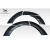 2020-2025 Ford Explorer Warder Rear Fender Flares - 6 Pieces - image 3