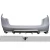 2011-2014 Porsche Cayenne AF-4 Rear Bumper (GFK) - 1 Piece - image 4