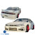 FRP MSPO Body Kit 4pc > Nissan 240SX (S14) 1997-1998 - image 2