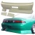 FRP BSPO Blister Wide Body Rear Bumper 3pc > Nissan 240SX (S14) 1997-1998 - image 3