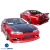 FRP FKON Body Kit 4pc > Nissan 240SX (S14) 1997-1998 - image 4