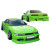 ModeloDrive FRP BSPO Blister Wide Body Kit 8pc > Nissan Silvia (S13) 1989-1994 > 2dr Coupe - image 3