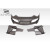 2005-2011 Porsche 911 Carrera 997 Eros Version 1 Front Bumper - 3 Piece - image 5