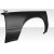 1979-1993 Ford Mustang Duraflex Manta Front Fender Flares - 2 Pieces ( +3 inches ) - image 5
