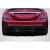 2015-2020 Mercedes C Class W205 Carbon Creations Weaver Sport Rear Diffuser - 3 Pieces - image 1