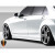 2007-2013 Mercedes S Class W221 Eros Version 1 Side Skirts Rocker Panels - 2 Piece - image 3