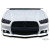 2011-2014 Dodge Charger Polyurethane SRT Look Front Bumper - 1 Piece (S) - image 1