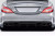 2012-2018 Mercedes W218 CLS63 Duraflex Heaves Rear Diffuser 1 Piece