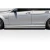 2008-2014 Mercedes Benz C Class W204 Radian Side Skirt Rocker Panel Splitters - 2 Pieces - image 3