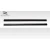 2008-2014 Mercedes Benz C Class W204 Radian Side Skirt Rocker Panel Splitters - 2 Pieces - image 3