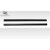 2008-2014 Mercedes Benz C Class W204 Radian Side Skirt Rocker Panel Splitters - 2 Pieces - image 3