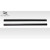 2008-2014 Mercedes Benz C Class W204 Radian Side Skirt Rocker Panel Splitters - 2 Pieces - image 3