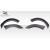 2010-2013 Porsche Panamera Duraflex Aiming Rear Fender Flares - 4 Pieces - image 3