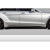 2012-2015 Mercedes CLS Class C218 W218 Eros Version 1 Side Skirts Rocker Panels - 2 Piece - image 3