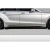 2012-2015 Mercedes CLS Eros Version 1 Side Skirts - image 4