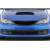 2008-2011 Subaru Impreza / WRX STI Ghost Front Grille - 1 Piece - image 1