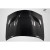 2015-2023 Dodge Charger Carbon Creations Geo6ix Dritech Hellcat Look Hood - 1 Piece - image 11