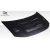 2012-2015 Honda Civic 4DR Kina Hood - 1 Piece - image 8