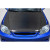 1999-2000 Honda Civic Carbon Creations Geo6ix Dritech OEM Look Hood - 1 Piece - image 1