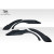 2012-2018 Mercedes CLS Class W218 Duraflex Vector Wide Body Rear Fender Flare Add Ons - 4 Pieces - image 9