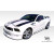 2005-2014 Ford Mustang Duraflex Circuit Wide Body Side Skirts Rocker Panels - 2 Piece - image 3