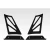 Universal Tall 19" VRX Wing Stands - 4 Piece ( Includes bottom mounting bracket ) - image 1