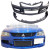 OEREP PP EVO9 Front Bumper w Lip Combo > Mitsubishi Evolution EVO8 EVO9 2003-2006 - image 1