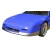 Pontiac Fiero GT 1986-1988 Premier Style 1 Piece Polyurethane Front Bumper - image 2