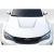 2008-2011 Subaru Impreza 2008-2014 WRX STI Vortex Hood - 1 Piece - image 1
